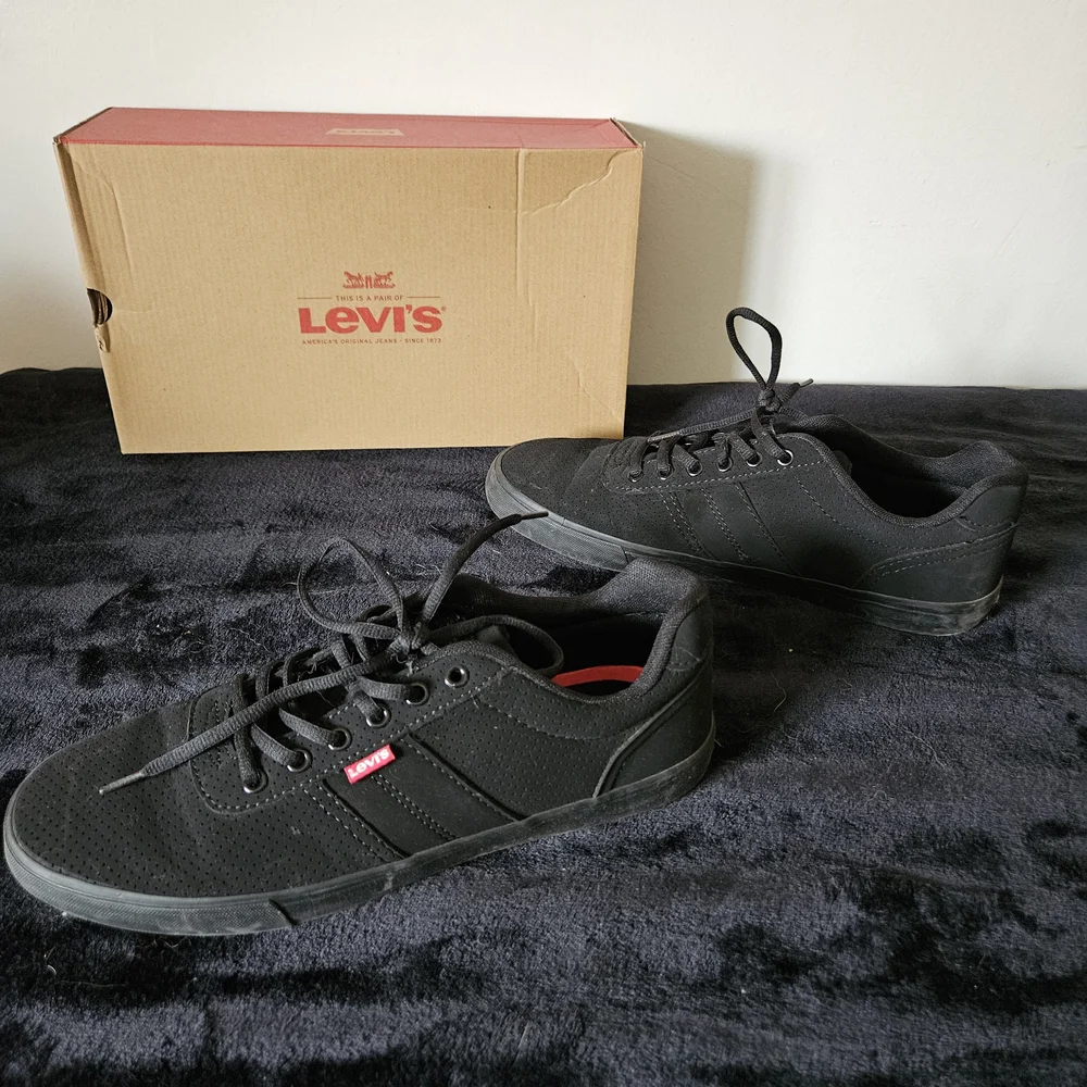 Levi's Black Sneakers Low-Top Canvas